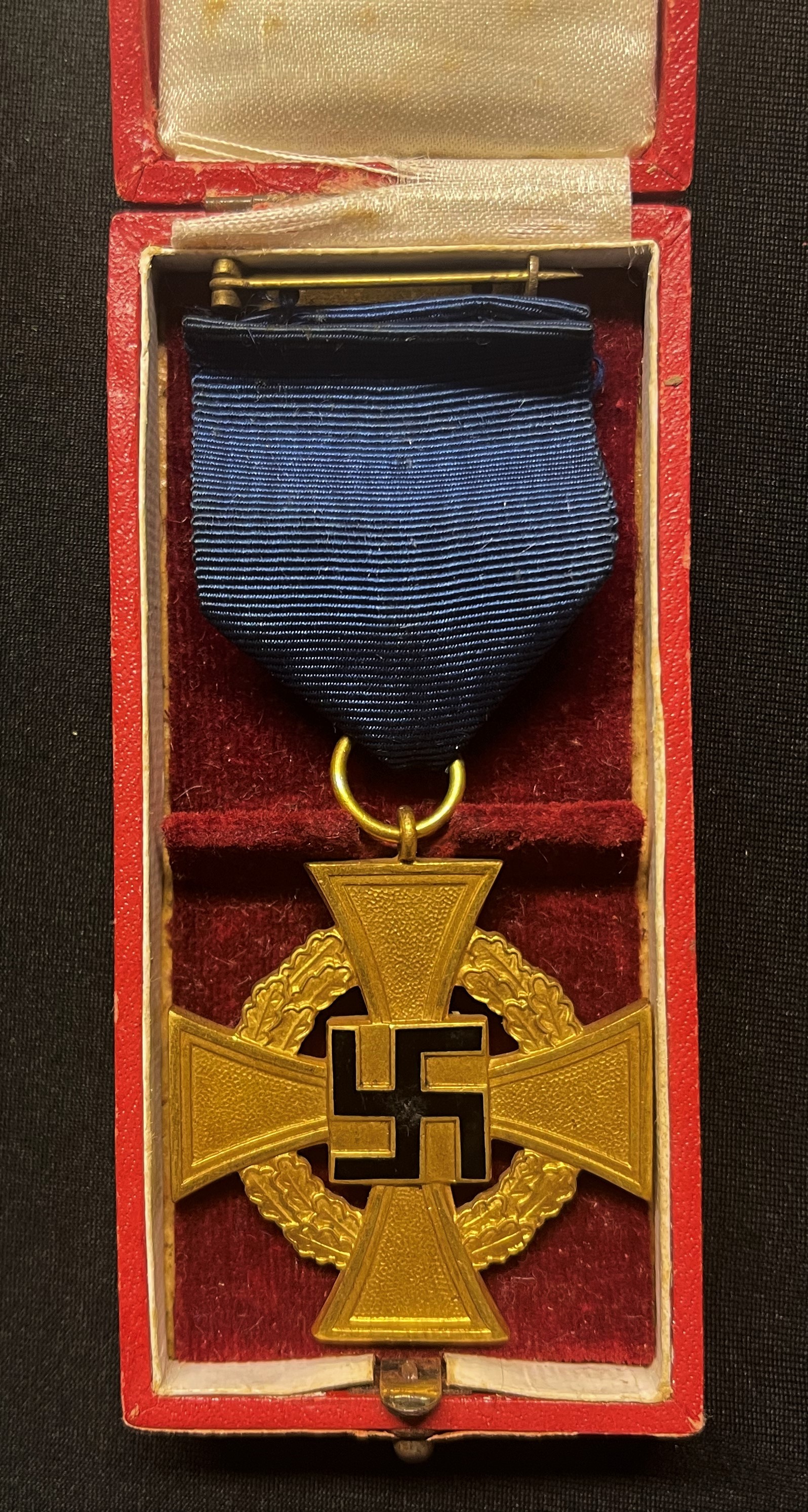 WW2 Third Reich Treue Dienst Ehrenzeichen, 40 Jahre - Faithful Service Award, 40 years. No makers - Image 4 of 5