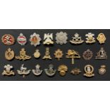 WW2 British Cap Badges to include: South Lancs: Kings Own: Royal Scots Dragoon Guards: Welch Regt: