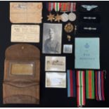 WW2 British RAF Medal Group to 1803940 LAC Alfred Austin Oates comprising of 1939-45 Star, Italy