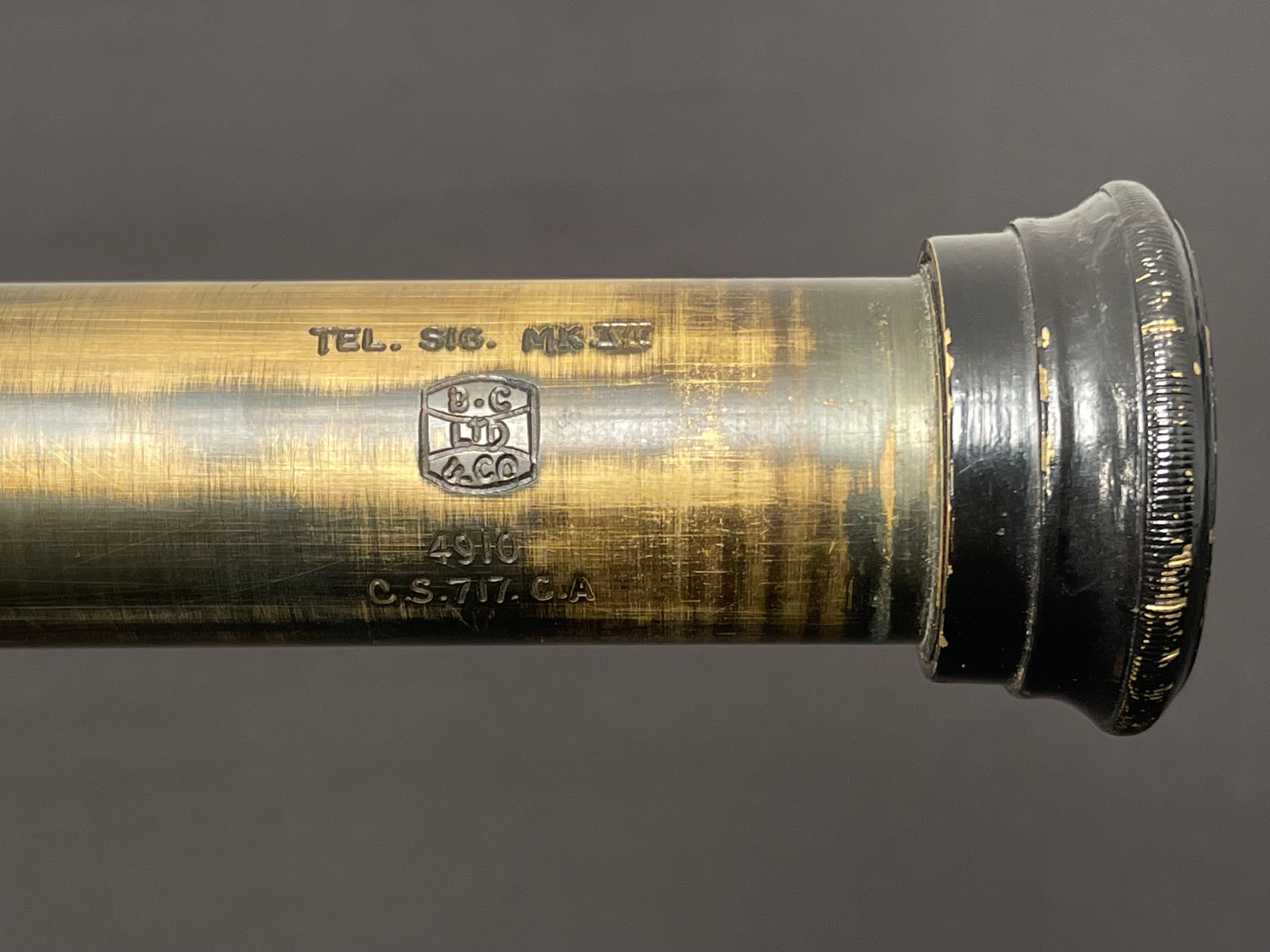 WW1 British Telescope Signaling MK VI maker marked "BC & Co Ltd" (Broadhurst Clarkson & Co.) - Image 2 of 11