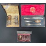 Reproduction SS Cased Cutlery comprising one set of 6 Spoons, one set of 6 Forks & Spoons and one