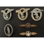 Reproduction Luftwaffe Air Crew badges (6)