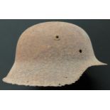 WW2 Third Reich Relic Condition M42 Steel Helmet recovered in Normandy.
