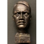 Reproduction Adolf Hitler Bust in cast iron. 20cm in height. No makers marks.