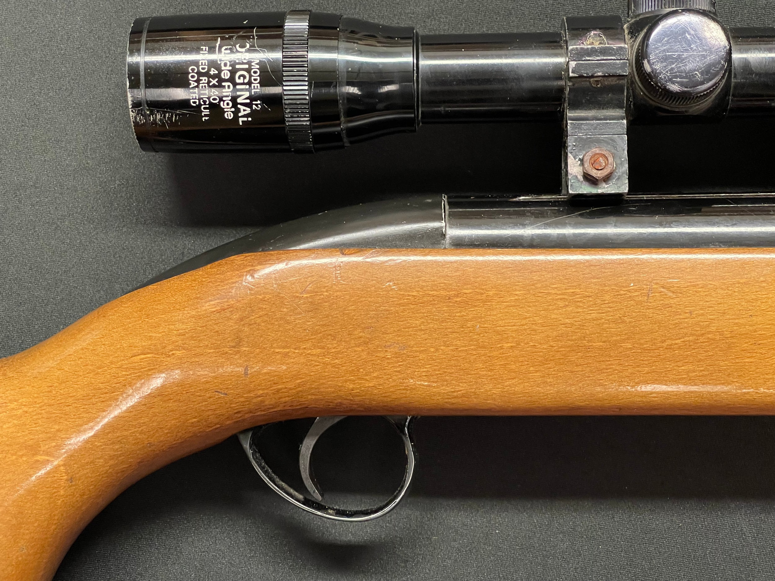 BSA Mercury Mark II .22 Air Rifle serial number ZA1468 with 470mm long barrel fitted with a Model 12 - Image 4 of 15