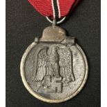 WW2 Third Reich Medaille "Winterschlacht im Osten 1941/42" (Ostmedaille) - Russian Front Medal.