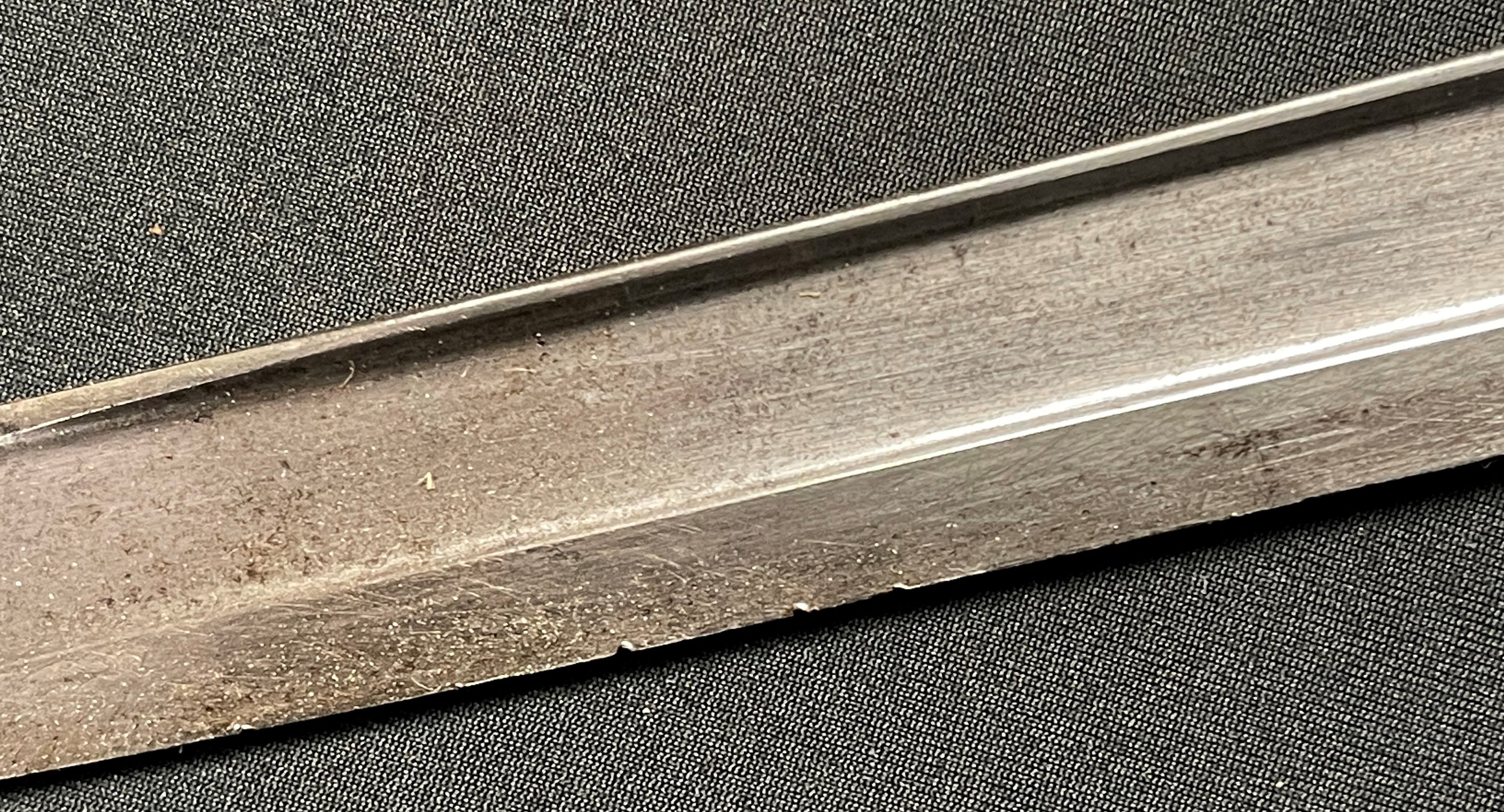 French 1866 Pattern Chassepot Bayonet with single edged fullered blade 574mm in length. Maker marked - Image 7 of 24