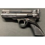 Webley Tempest .22 Cal Air Pistol with 173mm long barrel. No serial number. Working order. Overall