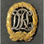 WW2 Third Reich Deutscher Reichsbund für Leibesübungen Sportabzeichen in Gold - National Sports