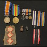 WWI British War Medal and Victory Medals to Captain Alfred Frithjof Merry MC and bars, 18th