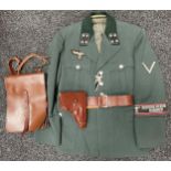 Reproduction Deutscher Volkssturm Wehrmacht Bataillonsführer officers uniform complete with all