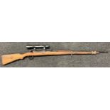 Relic Condition WW1 German Mauser Sniper Rifle fitted with a Digee 4x26 Telescopic Sight Serial
