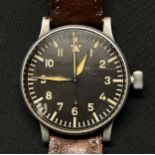 Reproduction Luftwaffe B Uhr Beobachtungs-uhren Navigators Wrist Watch Baumaster A. Complete with