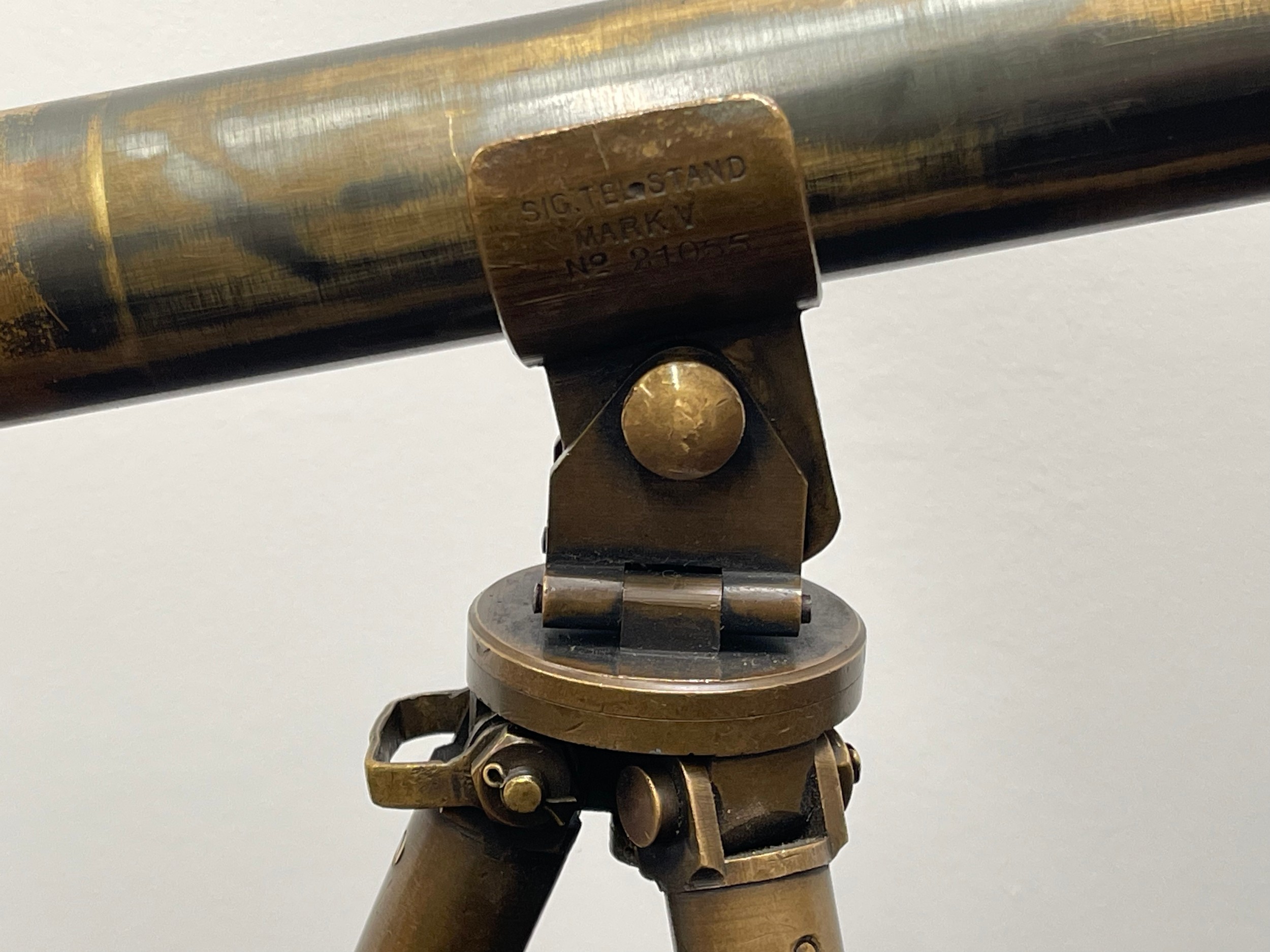 WW1 British Telescope Signaling MK VI maker marked "BC & Co Ltd" (Broadhurst Clarkson & Co.) - Image 7 of 11