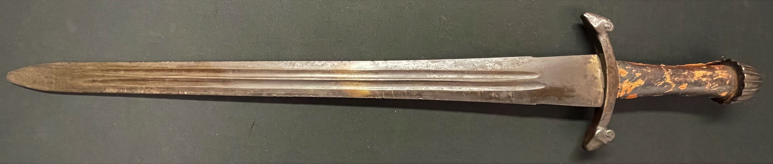 Sword by the German theatrical costume makers "Verch & Flothow, Charlottenburg" with double edged