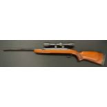 BSA Airsporter .22 Air Rifle serial number GN51561 with 465mm long barrel fitted with a Shinwa Super