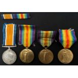 WW1 British Medals: War Medal and Victory Medal to 113521 Pte Arthur Woodward, RAMC complete with