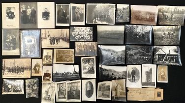 WW1 French Photograph and Postcard Collection. Approx. 40 images. One or two have inscriptions to