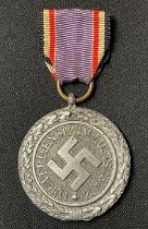 WW2 Third Reich Luftschutz-Ehrenzeichen 2. Stufe - Air Warden Honour Award 2nd Class. Complete