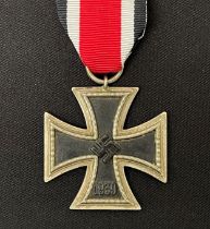 WW2 Third Reich Eisernes Kreuz 2. Klasse. Iron Cross 2nd class 1939. Ring is maker marked "40".