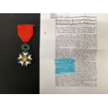WW1 French Ordre National de la Légion d'honneur Knights Order medal , 3rd French Republic 1870 as