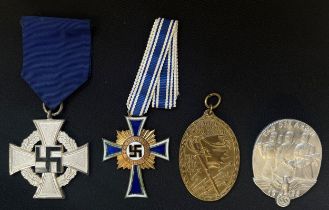 WW2 Third Reich medal Collection to include: Treue Dienst Ehrenzeichen, 25 Jahre - Faithful