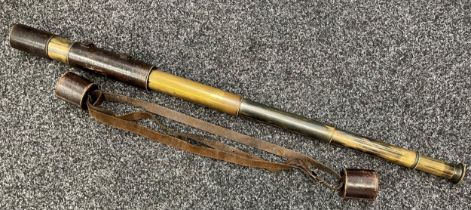 A Four Draw Nautical "Lord Reay" Telescope by Dolland of London serial number 7906. Approx. 83cm