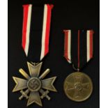 WW2 Third Reich Kriegsverdienstkreuz 2.Klasse mit Schwertern - War Merit Cross 2nd Class with Swords