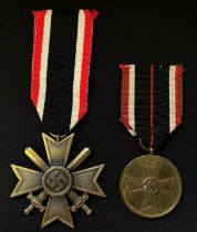 WW2 Third Reich Kriegsverdienstkreuz 2.Klasse mit Schwertern - War Merit Cross 2nd Class with Swords