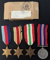 WW2 British RAF Medal Group to Mr K White comprising of 1939-45, Africa Star, Italy Star and War