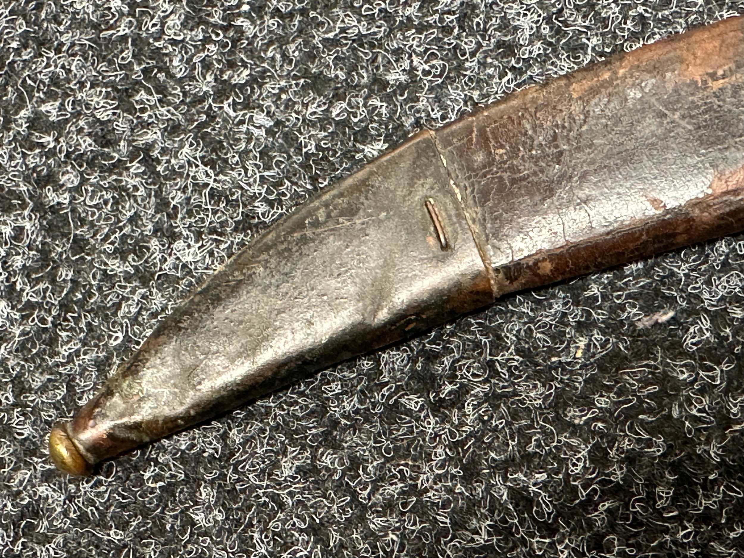 French Model 1804 Bording Cutlass with curved single edged blade 595mm in length, maker marked " - Image 21 of 28