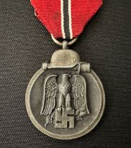 WW2 Third Reich Medaille "Winterschlacht im Osten 1941/42" (Ostmedaille) - Russian Front Medal.