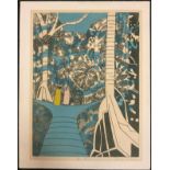 Julian Trevelyan (1910 - 1988), Rain Forest, aquatint, signed limited edition, 23/125, 48cm x 35cm