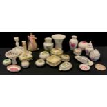 Continental ceramics - a collection of decorative vases and pots, various manufacturers including