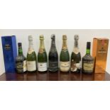 Wines and Spirits - Champagne etc including Codorniu, Vve A. Aubin, G. Pannier, Martini and Rossi,