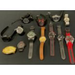 Watches - Ralf Tech WRK 330m/1100ft E-matic; replica Luftwaffe ME 109 pilots watch; others Jack