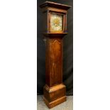 An early 19th century 30 hour longcase clock by Sam Ashton of Ashburn, brass dial with Roman and