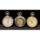 A Duke Railway Timekeeper open face pocket watch; others Ingersoll etc (3)