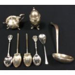 A pair of George V silver golf spoons, David Landsborough Fullerton for Josiah Williams & Co, London