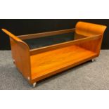 KM/Victor B Wilkins - a G Plan vintage teak wooden Danish/Scandinavian influence coffee table /