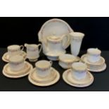 A Paragon Belinda pattern tea set, inc tea pot, five cups, six saucers, milk jug etc.