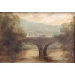 English School, late 19th/early 20th century A View of Chatsworth unsigned, oil on board, 36cm x