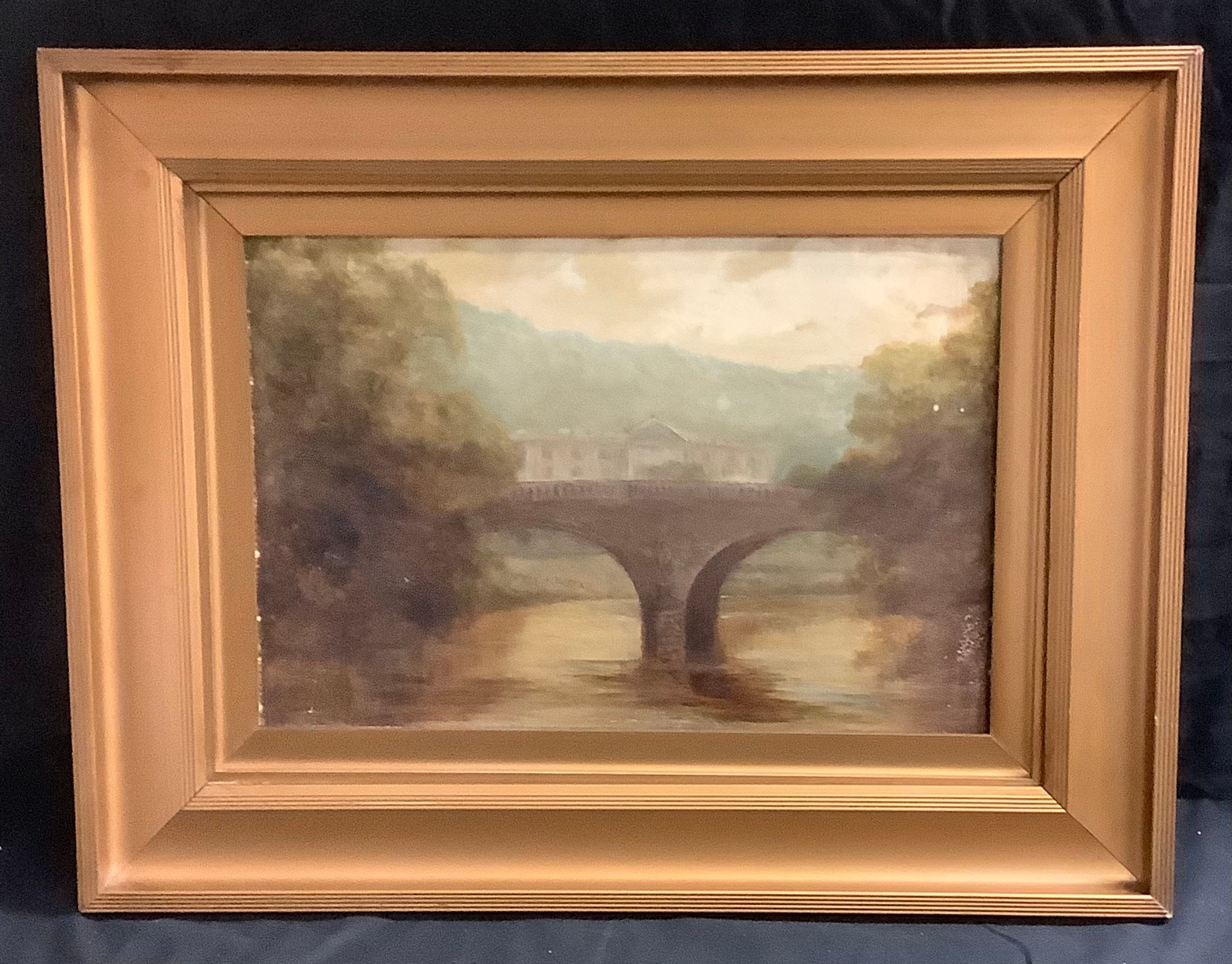 English School, late 19th/early 20th century A View of Chatsworth unsigned, oil on board, 36cm x - Image 2 of 2