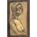 Terry Hirst (1922 - 2015) Portrait of a Kenyan Woman signed, inscribed Nairobi and dated [19]66,