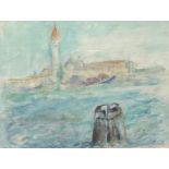 Andre Bicat (1909 - 1996) Venice signed, watercolour, 24cm x 32cm