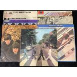 Vinyl Records - Beatles LP's - Abbey Road - PCS7088; Hard Days Night - PMC1230; Beatles 67-70 -