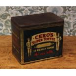 Advertising, Confectionery Interest - a Cero Chocolate Co. (Stone, Stafffordshire) rounded