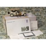 A Franklin Mint Precision Models 1:24 scale 1911 Rolls-Royce Tourer, boxed with inner polystyrene
