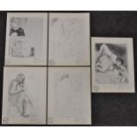 Pablo Picasso, after, a set of five lithographs, from the Vollard Suite, Galerie Mathias Fels