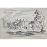 Frank Armstrong (1900-1966) Anlaby House - Anlaby signed, pen and ink, 30cm x 45cm